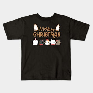 Merry Christmas - meow edition Kids T-Shirt